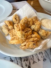fried chicken with rice
