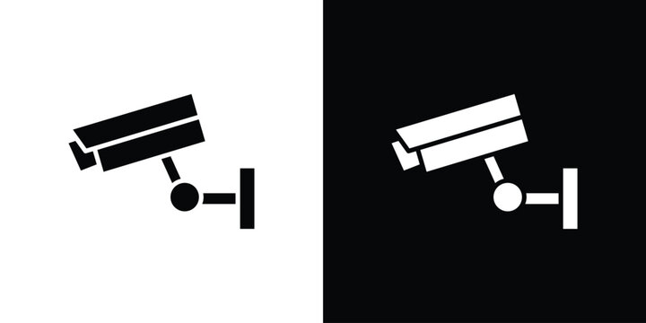 Security camera icon symbol template for graphic and web design collection logo vector illustration
