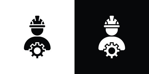 Civil Engineer icon symbol template for graphic and web design collection logo vector illustration