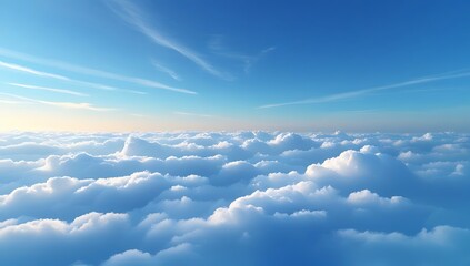 Fototapeta premium blue sky and clouds