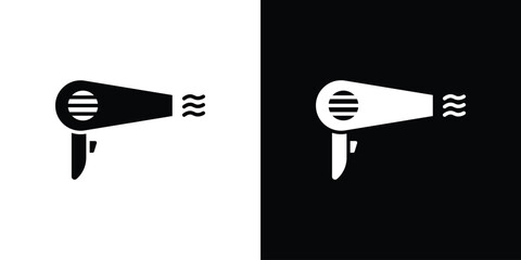 Blow dryer icon symbol template for graphic and web design collection logo vector illustration