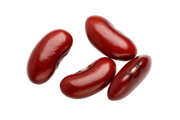 High quality kidney beans for healthy meals and nutritious recipes on a plain white background 