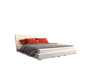 Minimal bedroom interior with Home decoration mock up. Cozy coastal stylish, furnitur .jpg - Firefly_new modern bedroom in a apartment. 3d rendering .jpg