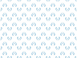 Abstract floral seamless pattern. Modern stylish texture repeating. Vector background.