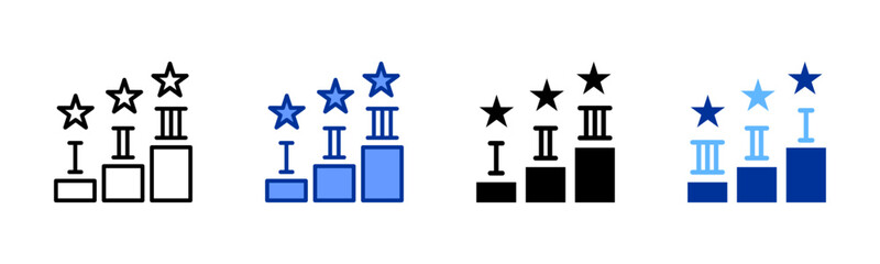 Level icon sheet multiple style collection