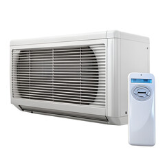 Fototapeta premium air conditioner on white background