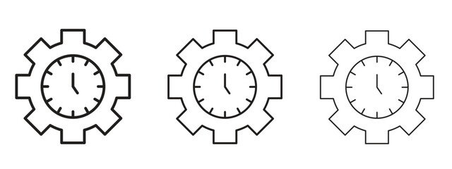 Trendy icon concept. Editable stroke icon pack