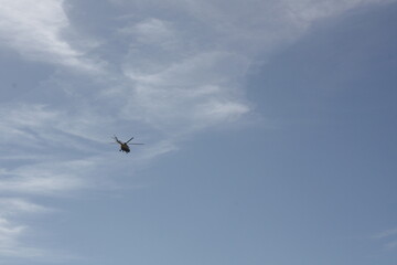 airplane in the sky