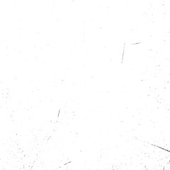 Distressed black and white grunge background with subtle grain effect. Dust particle overlay texture with soft ink spray and grunge style. 