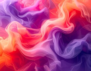 Obraz premium Vibrant, flowing fabrics in a spectrum of colors