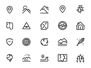 Unique perspectives in map line art