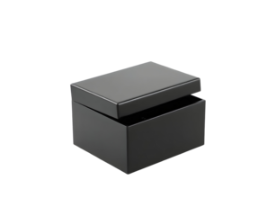 Open Black Box on Transparent Background