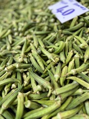 green beans on the market