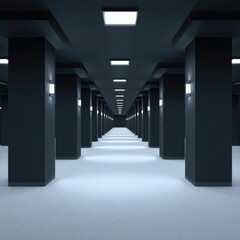 Abstract Hallway Perspective