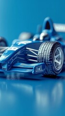 Blue Race Car: Speed, Design, & Power