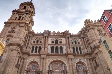 Fototapeta premium centre ville et historique de Malaga en Espagne
