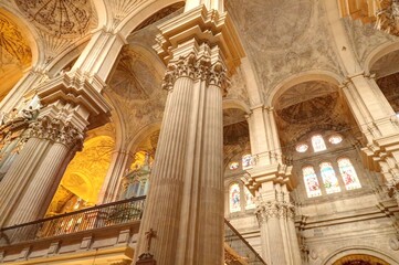 cathédrale de Malaga en Andalousie, Espagne