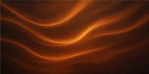 Flowing waves of blue and gold silk create a smooth, liquid design with soft light and motion