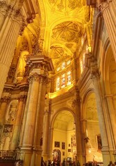 cathédrale de Malaga en Andalousie, Espagne