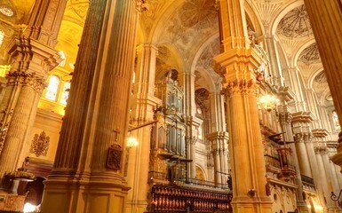 cathédrale de Malaga en Andalousie, Espagne
