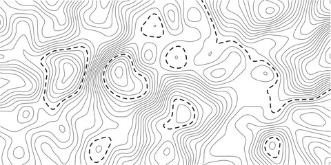Abstract design with seamless pattern with lines topographic map