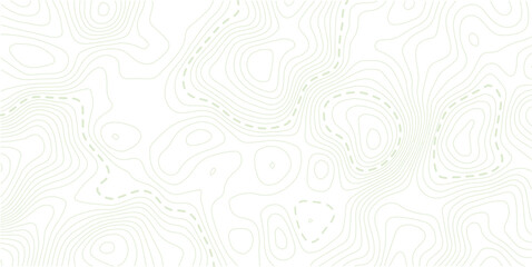 Topographic contour lines. Seamless pattern with lines Topographic map. Abstract curve grid map and topo contour map white background