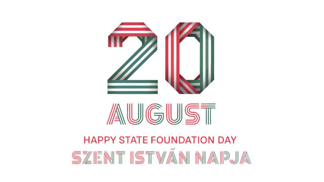 Celebrate Hungary's State Foundation Day with vibrant August 20th national pride graphics