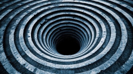 Concentric Circles, Spiral Descent