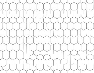 Naklejka premium Abstract honeycomb pattern (1)