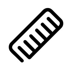 Comb Icon – Hair Styling Tool, Grooming Accessory, Personal Care and Beauty Design