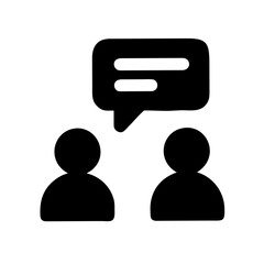 Conversation Icon – Chat Symbol, Communication Dialogue, Talk and Message Design 33
