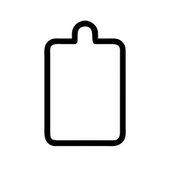 Cutting Board Line Icons Set – Kitchen, Cooking, Food Preparation, Utensil Symbols