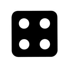 Dice Line Icons Set – Game, Gambling, Luck, Casino, Numbers, Roll Symbols 2