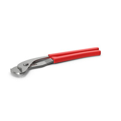 Adjustable Groove Joint Pliers with Red Handle Isolated on Transparent Background