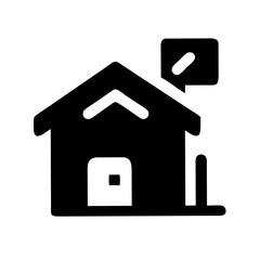 Real Estate Pictogram Icon – Property and Housing Vector Symbol 2