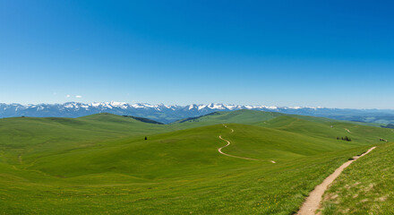 Obraz premium mountain landscape in the summer