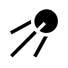 Sputnik Icon Set – Space, Satellite, Exploration, Technology, Science Symbol