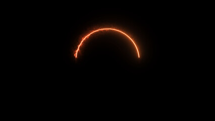 Neon blue circle frame loading icon background illustration in retro style and creating a stunning 4k illustration .	