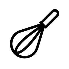 Whisk Line Icons Set – Kitchen, Cooking, Utensil, Baking, Tool Symbols 2