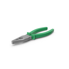 Pliers Green isolated on transparent background