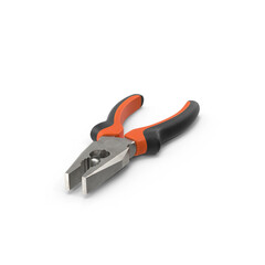Pliers isolated on transparent background