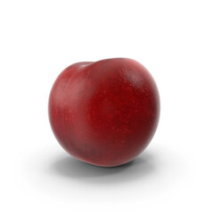 Fresh Red Apple Isolated on Transparent Background