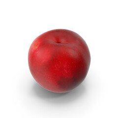 Fresh Red Apple Isolated on Transparent Background