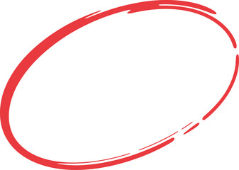 Red Circle Highlight for Presentations  Designs