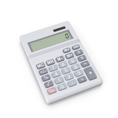 Pocket Calculator isolated on transparent background