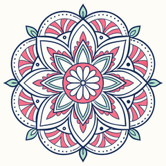 A person in retro style walking with a cassette player isolated on white background