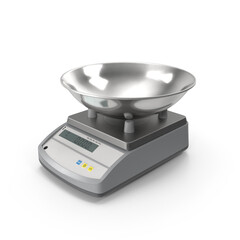 Professional Electronic Scales isolated on transparent background