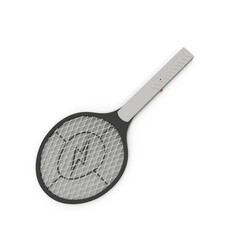 Electric Mosquito Swatter Racket Isolated on Transparent Background