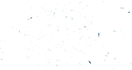 3d Render Realistic Confetti explosion falling on transparent background. 3d render of confetti floating isolated on transparent background. PNG illustration. 