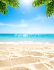 Fototapeta premium Tropical beach scene (1)